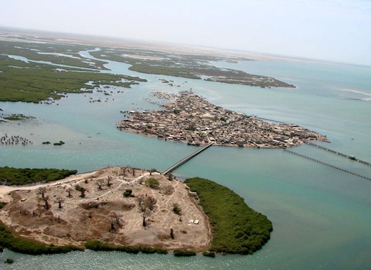 Visit a village on a Senegalese island made of shells